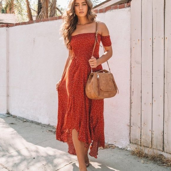 Vici Dresses & Skirts - Vici Collections Smocked Maxi Dress